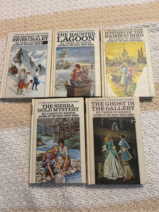 Grosset & Dunlap Other - 1970’s Lot of 5 Vintage Dana Girls Mystery Hardback Books 7,8,9,10,&13